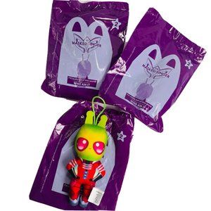 3 McDonald's Happy Meal Toy The Masked Singer #2 Alien Plush 2 Sealed & 1 Opened